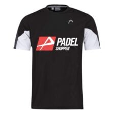 Padelshoppen X Head Club 22 Tech T-shirt Black