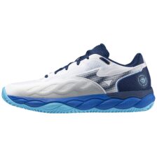 Mizuno Wave Enforce Court CC White/Estate Blue/River Blue