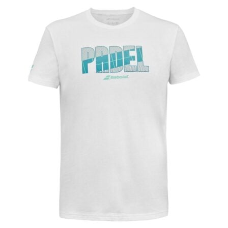 Babolat Padel Cotton Tee White